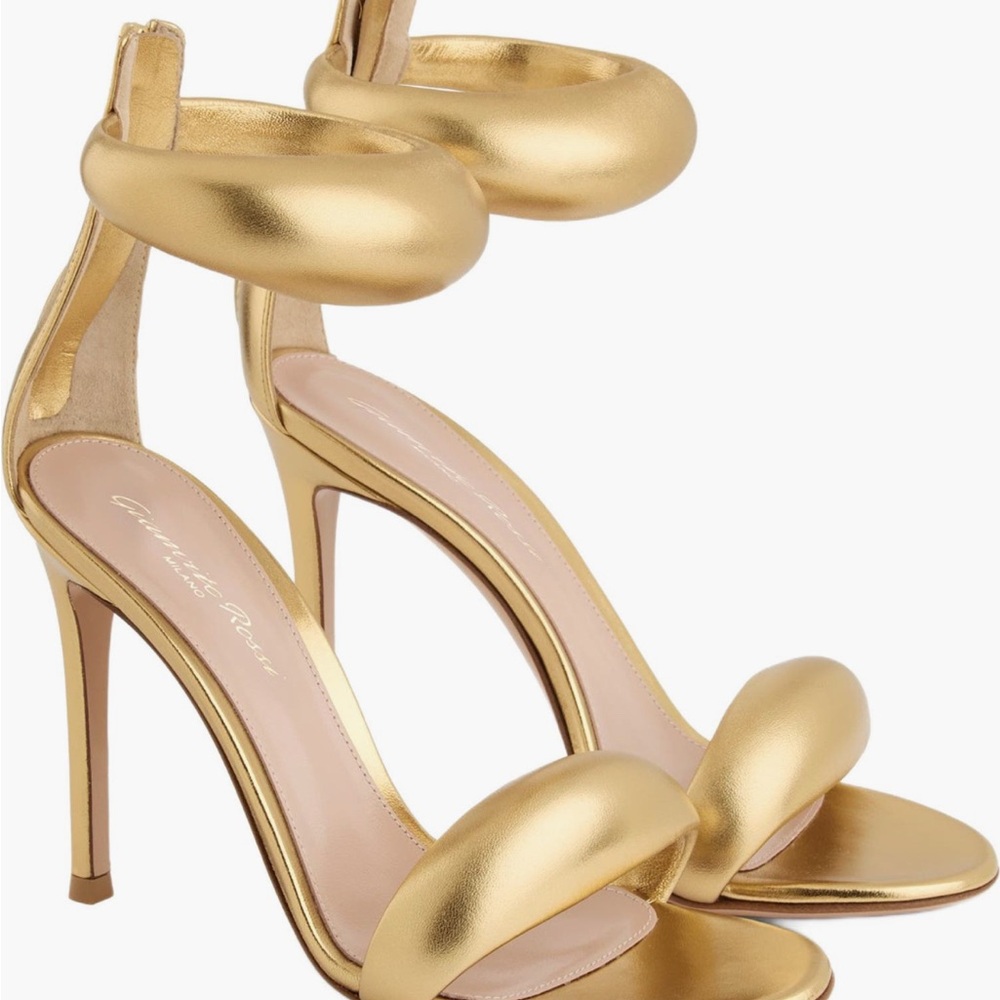 Gianvito Rossi Gold High Heel Sandals